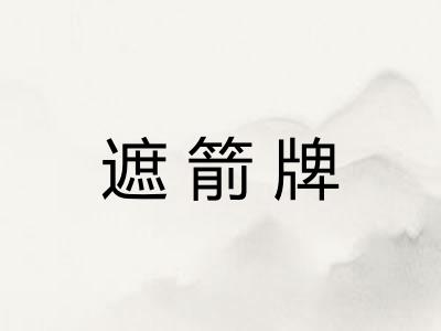 遮箭牌