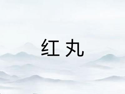 红丸