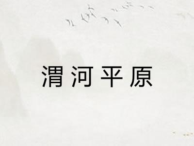 渭河平原