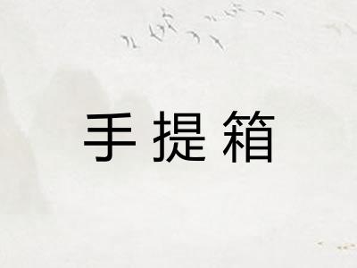 手提箱