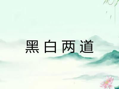 黑白两道