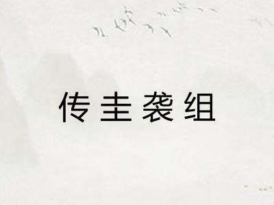 传圭袭组