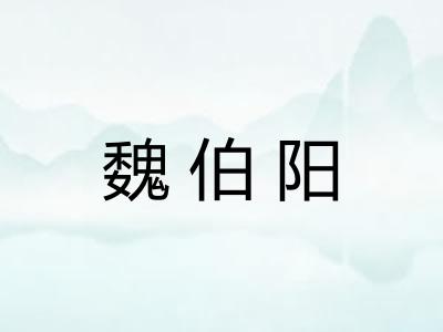 魏伯阳
