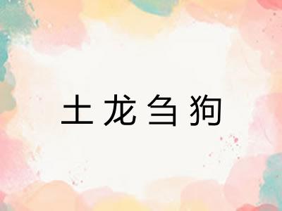 土龙刍狗