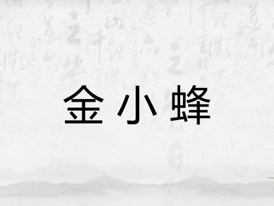 金小蜂