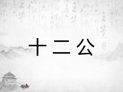 十二公