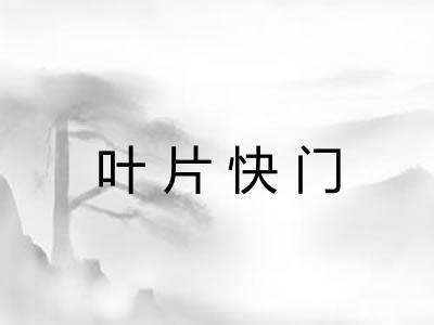 叶片快门