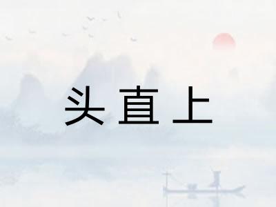 头直上