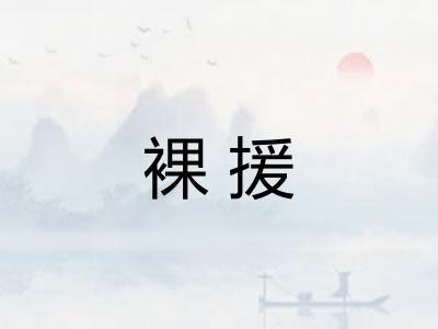 裸援