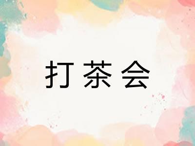 打茶会