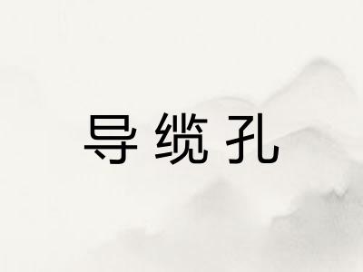 导缆孔