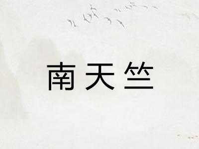 南天竺