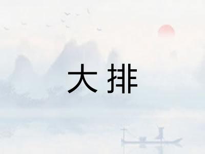 大排