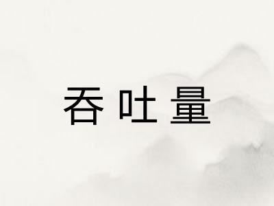吞吐量