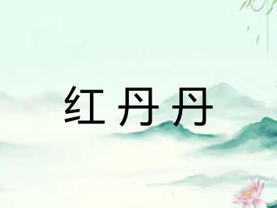 红丹丹