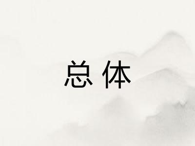 总体