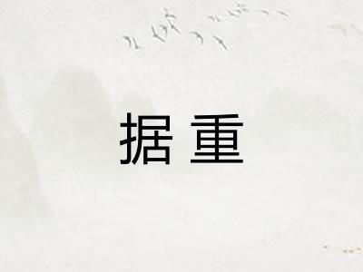 据重