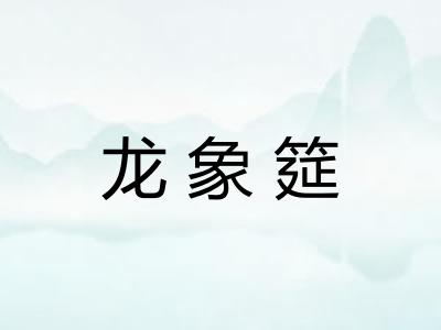龙象筵