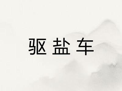 驱盐车