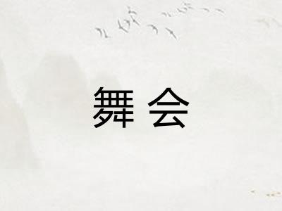 舞会