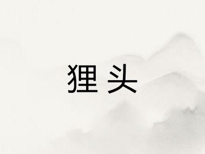 狸头