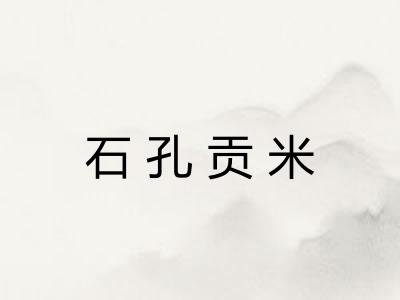石孔贡米