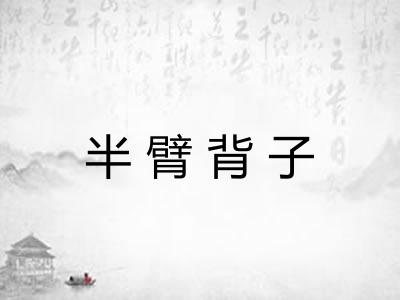 半臂背子