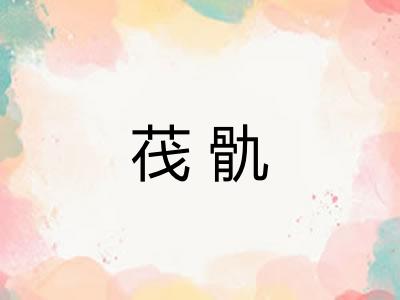 茷骩