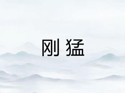 刚猛