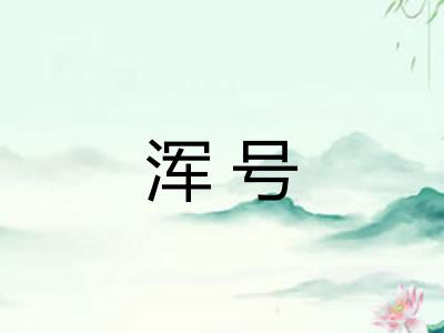 浑号