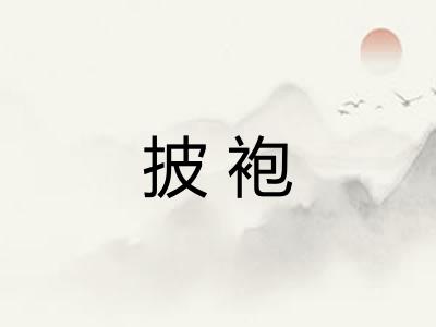披袍