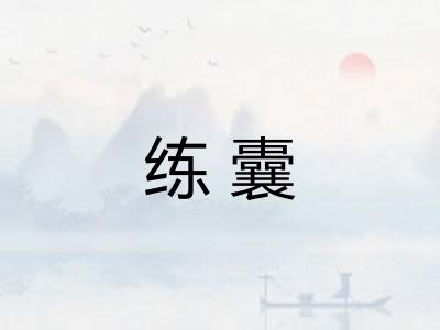 练囊
