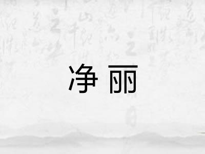 净丽