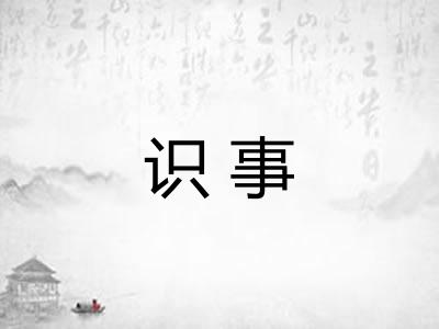 识事
