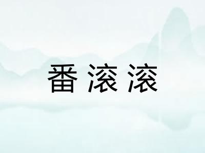 番滚滚