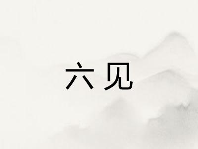 六见