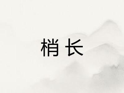 梢长