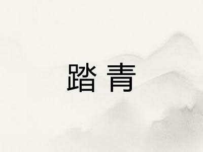 踏青