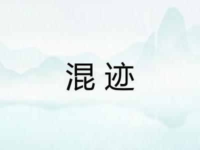 混迹