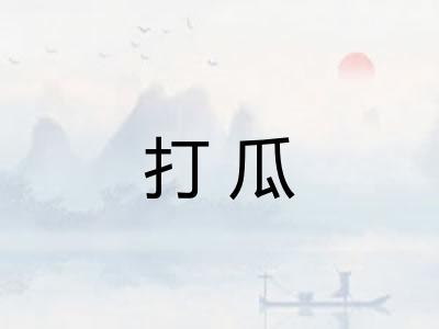 打瓜