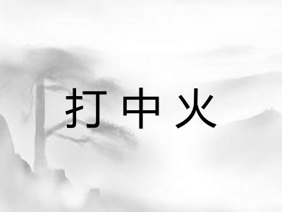 打中火