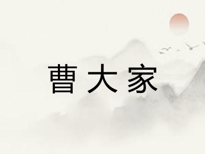 曹大家