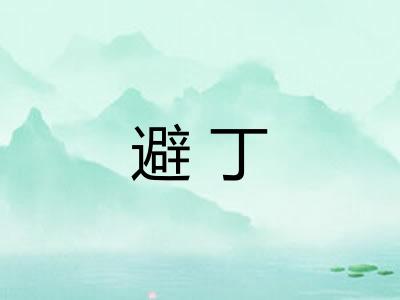 避丁
