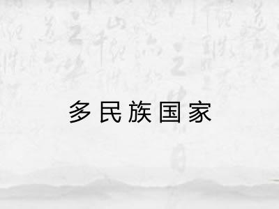多民族国家