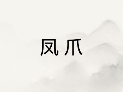 凤爪