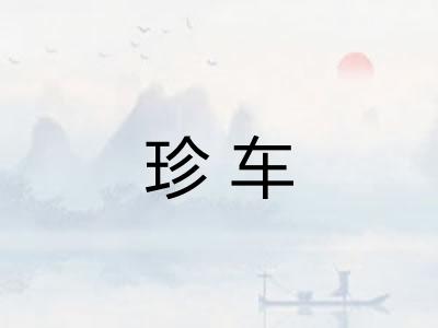 珍车