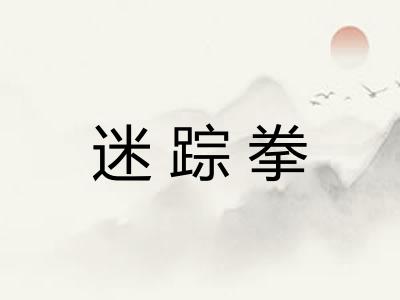 迷踪拳