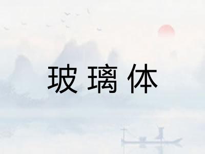 玻璃体