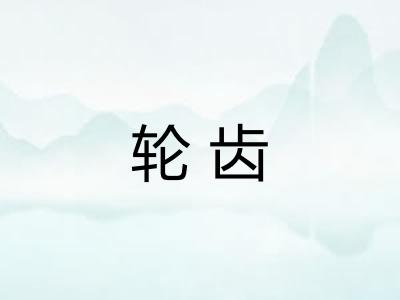 轮齿