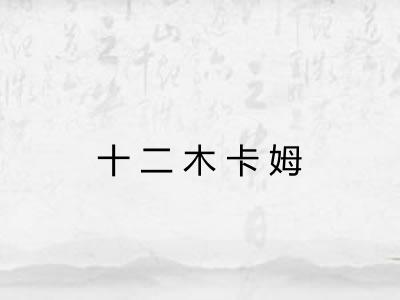 十二木卡姆